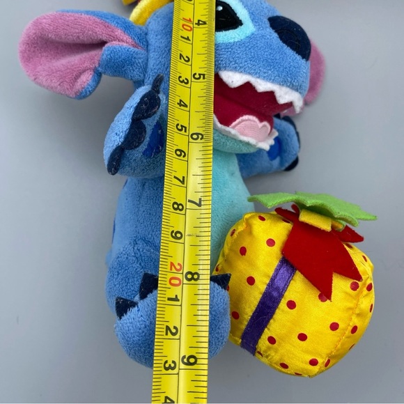 Disney Store Lilo & Stitch Blue Plush Happy Birthday Party Hat Gift Present - Picture 8 of 8
